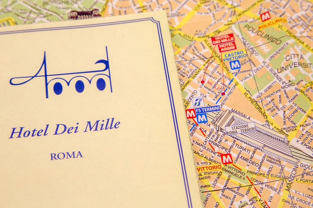 Hotel Dei Mille Rom Exterior foto